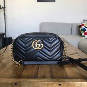 GG Marmont small matelassé shoulder bag